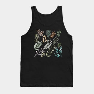 Leaf pattern Tank Top